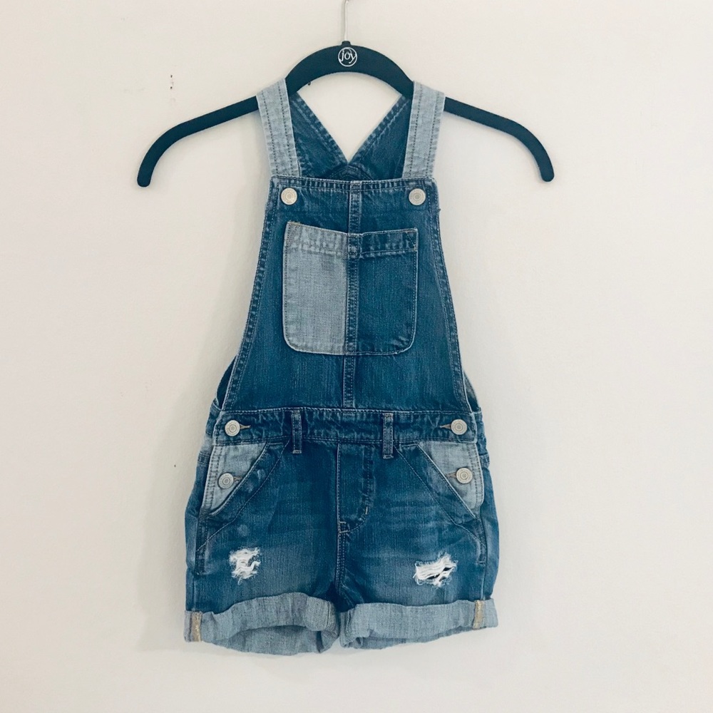 Denim Overalls Girls Size 5